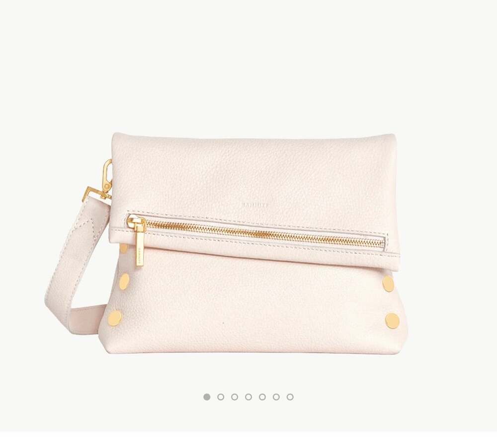 Hammitt VIP Med Crossbody Bag Calla Lily White Leather Medium Purse